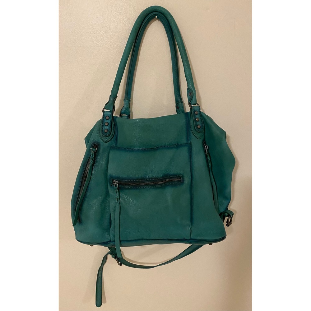 Free People Emerson Tote in Greenery - Picture 3 of 11